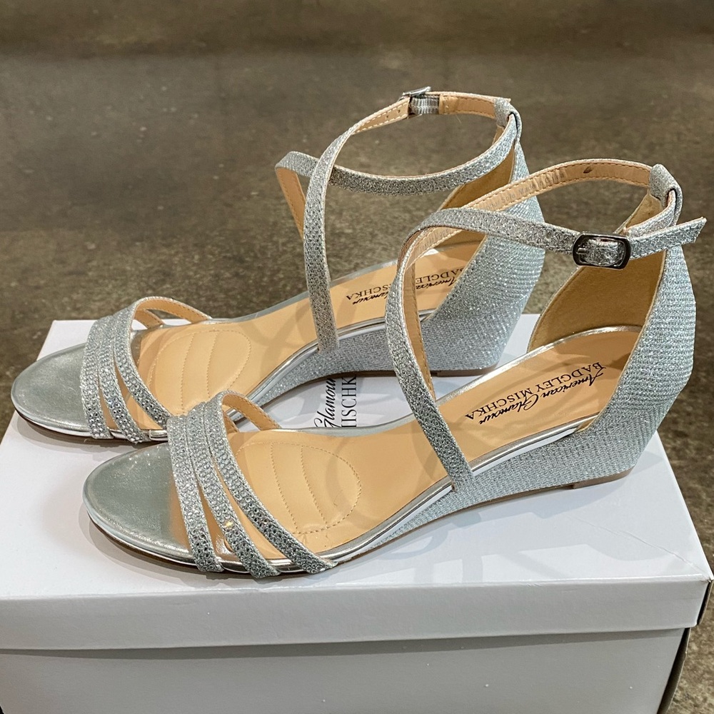 Women's American Glamour Badgley M. Queen sandals.